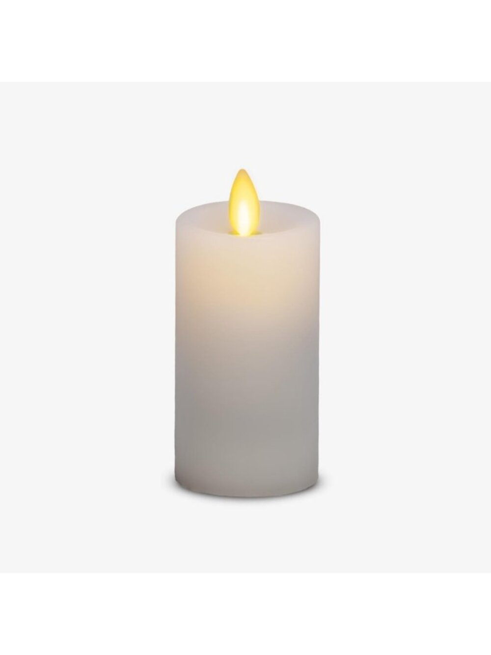 Flameless LED Candle - 2x4.25", Battery Operated, Moving Flame, Timer, Home